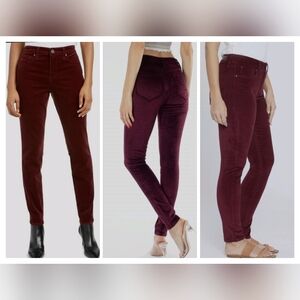 Aqua: Burgundy Velvet Pants